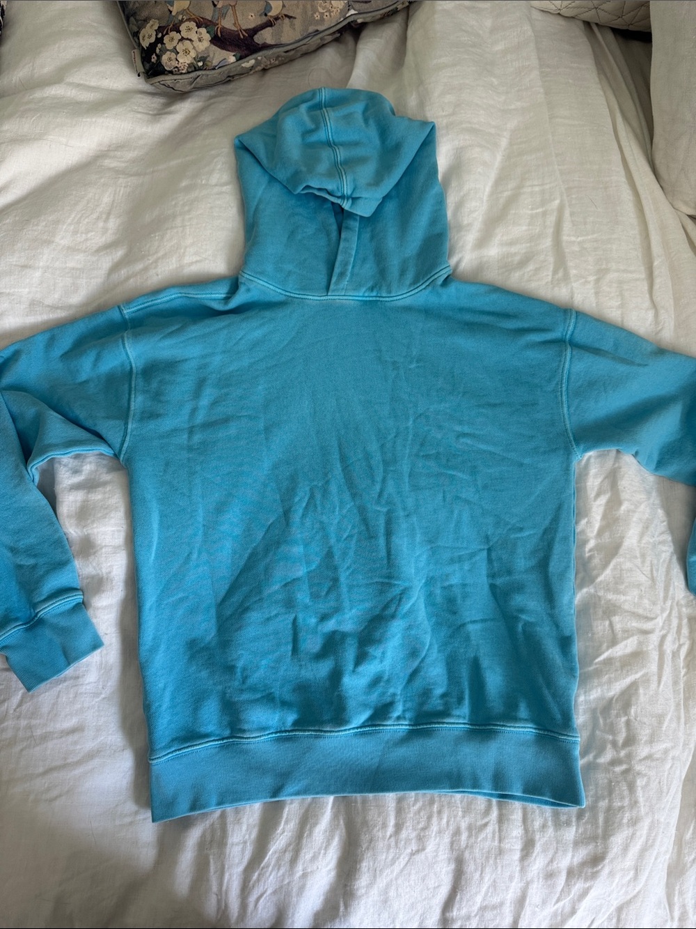 Crewcuts kids XL Turquoise Blue Hooded Sweatshirt